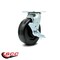 Service Caster 6 Inch Phenolic Swivel Caster with Roller Bearing and Brake SCC-30CS620-PHR-TLB - alternate 4